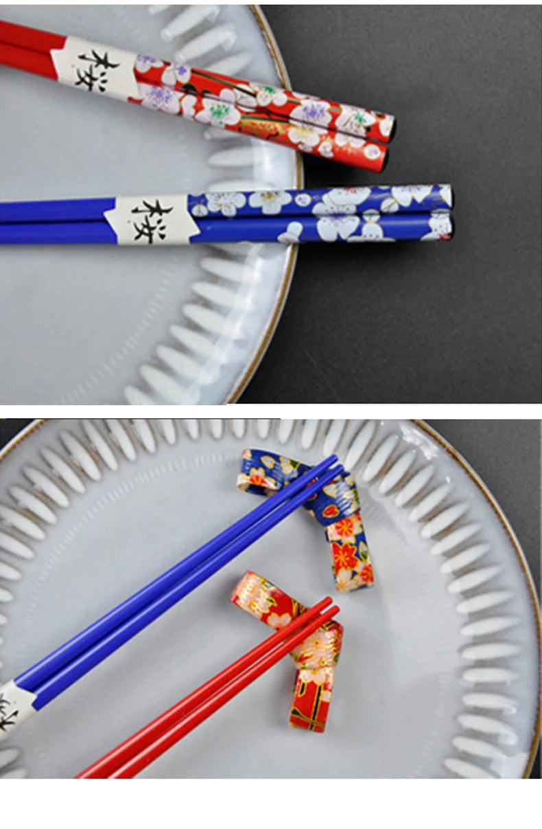 Chinese Panda Chopsticks Japanese Korean Sushi Solid Wood Chopsticks Wedding Gift Chop Sticks Hashi Two Pairs Chopsticks Set