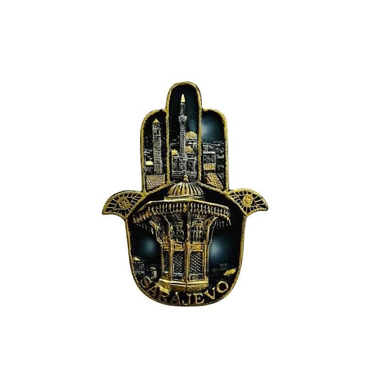 Bosnia and Herzegovina 3D Fridge Magnets Souvenir Resin Refrigerator Magnets Sticker Collection Handicraft Gift Home Decoration