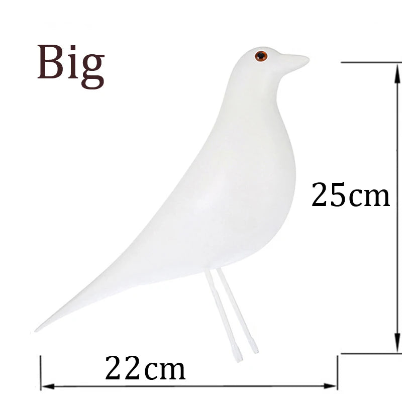 Creative Resin Craft Bird Figurine Statue Office Ornaments Sculpture Home Decoration Accessories