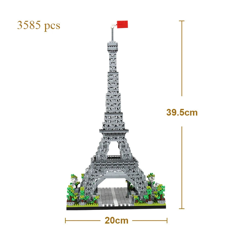Big Ben Micro Mini Building Blocks Crafted Replica, Leisure and Entertainment Toys Construction Bricks Decoration Party Gift