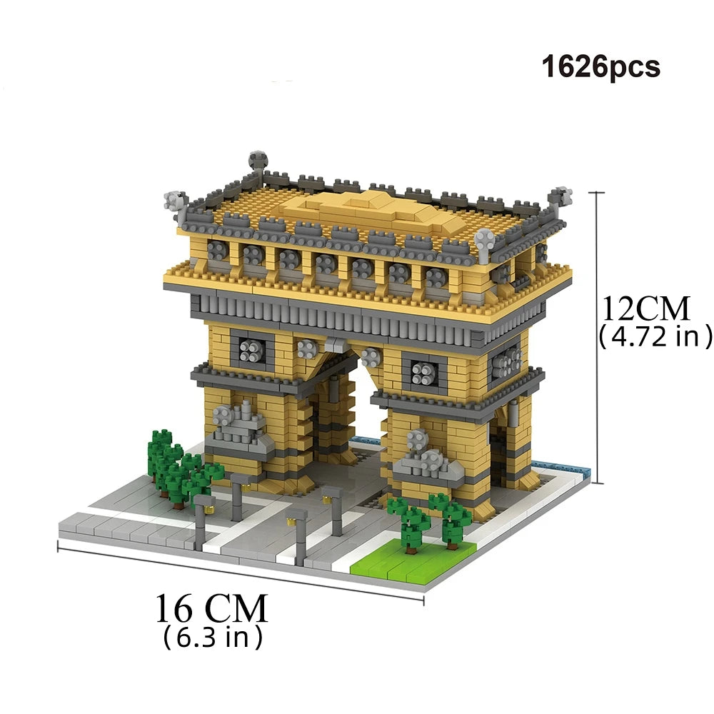 Big Ben Micro Mini Building Blocks Crafted Replica, Leisure and Entertainment Toys Construction Bricks Decoration Party Gift