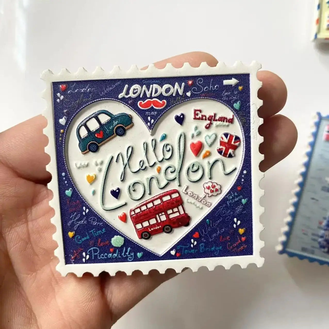 Countries Travel Souvenir Fridge Magnets UK Bali Map Painted Magnets Gift Gifts