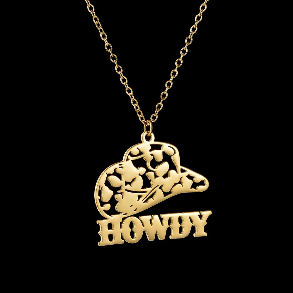 YOUSHANG Customized Football Name Necklace