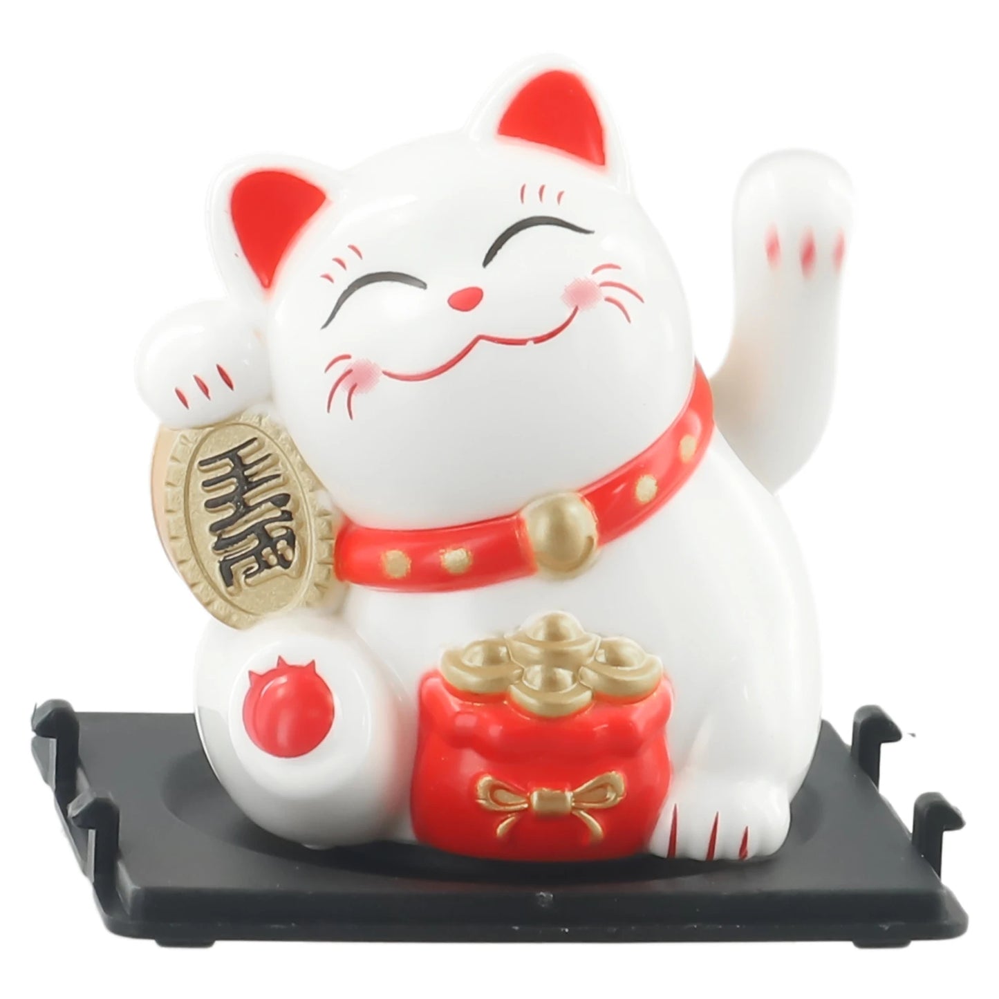 High Quality Lucky Cat Ornament Car Dashboard Decor Vehicle Accessories Automatic Waving Cartoon Decoration Interior