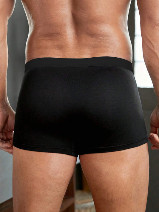 Large Size Men's Breathable Boxer Shorts – Funny Face Print Gift for Men & Dad