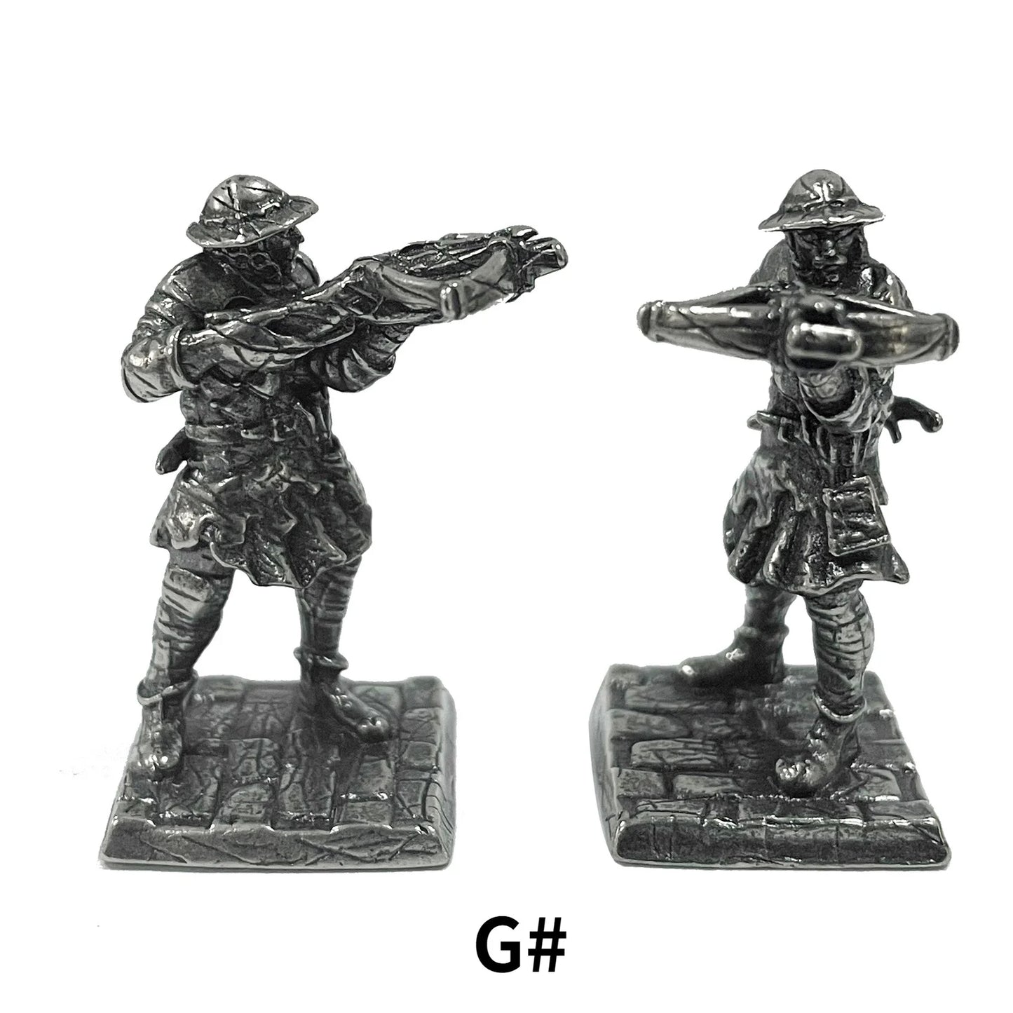 1Pcs Ancient Spartan Rome Soliders Figurines Miniatures Vintage Metal Soldiers Model Statue Desktop Ornament Gift