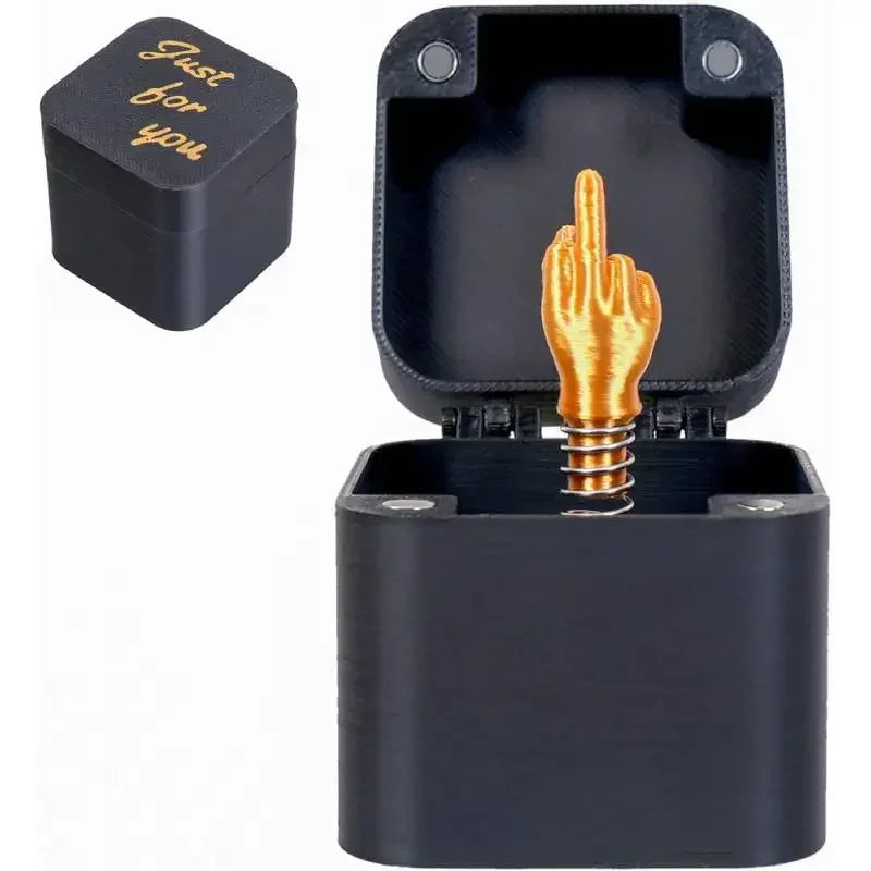 Middle Finger in a Box – Funny Gag & Prank Gift for Adults