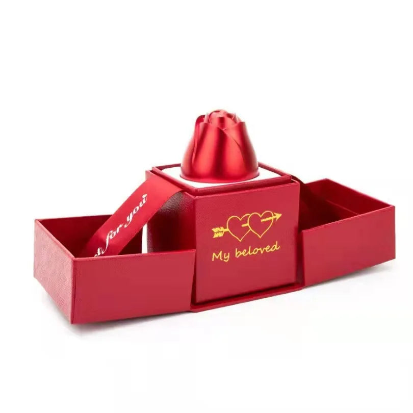 I Love You Necklace With Rose Gifts Box 100 Languages Projection Pendant Jewelry For Girlfriend 2023 New In Romantic Accessories