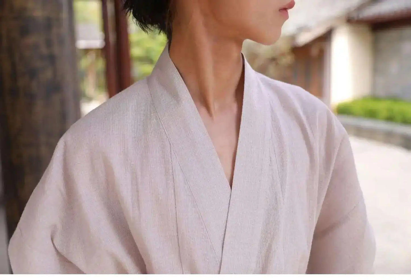 Traditional Japanese KIMONO Fashion YUKATA Summer Men Long Robes With Belt 95% Cotton Pajamas Set Male Sleepwear Bathrobe
