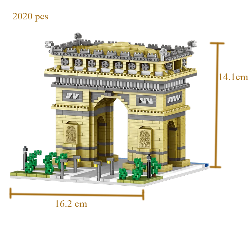 Big Ben Micro Mini Building Blocks Crafted Replica, Leisure and Entertainment Toys Construction Bricks Decoration Party Gift
