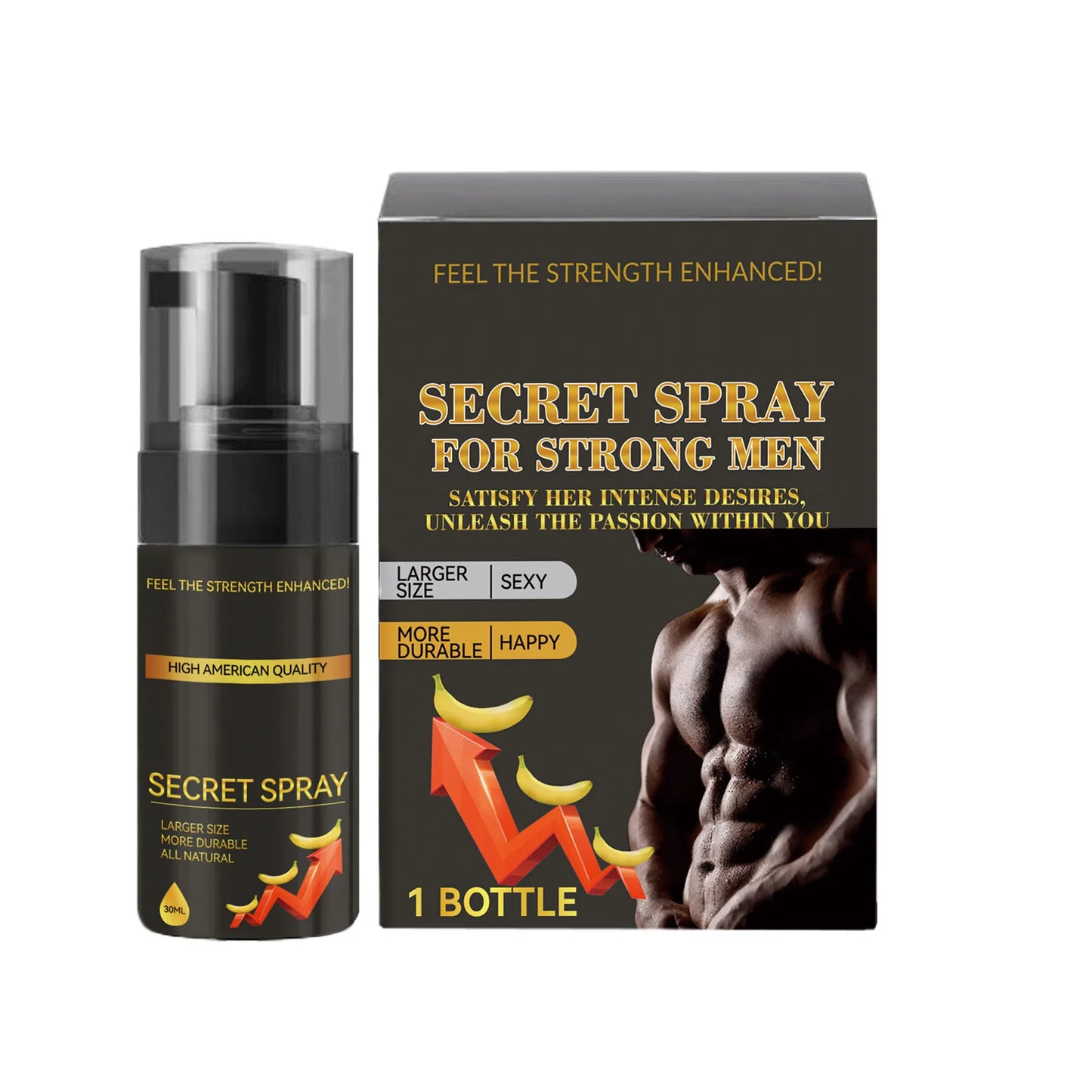 Men's Long-Lasting Delay Spray & Strength Massage Cream – Romantic Gift for Lover