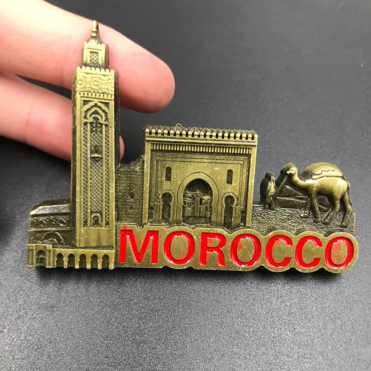 Morocco Tourist Souvenirs Fridge Magnet Casablanca Metal Refrigerator Magnets Home Decor Accessories Souvenir Collection Gifts