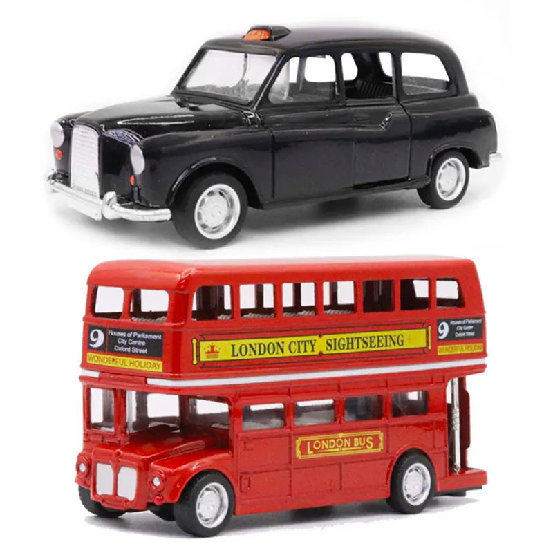 London Bus Taxi Alloy Model Toy Puzzle Toy Boy Birth Gift
