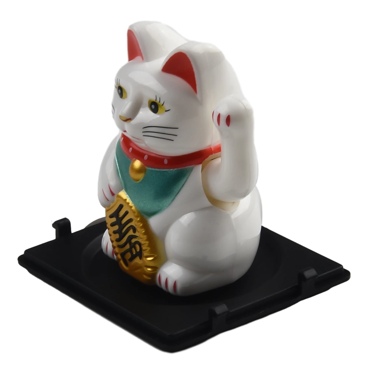 High Quality Lucky Cat Ornament Car Dashboard Decor Vehicle Accessories Automatic Waving Cartoon Decoration Interior