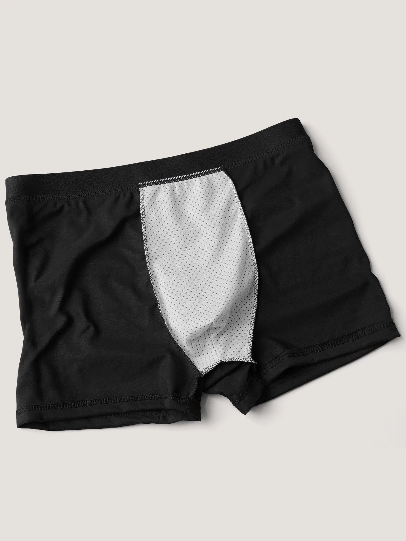 Large Size Men's Breathable Boxer Shorts – Funny Face Print Gift for Men & Dad