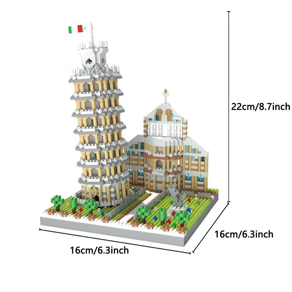 Big Ben Micro Mini Building Blocks Crafted Replica, Leisure and Entertainment Toys Construction Bricks Decoration Party Gift