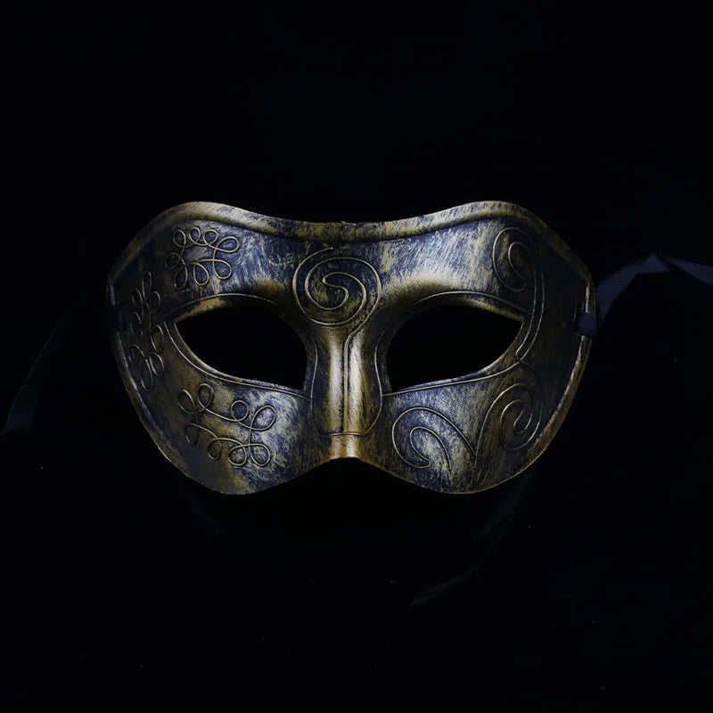 Men Mardi Gras Carnival Mask Venetian Masks Vintage Antique Jazz Masks Masquerade Cosplay Masks Unisex Half Face Party Masks