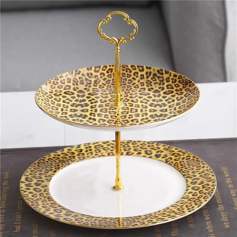 Bone Mug Tea China Leopard Coffee Cup British Print Tableware Porcelain Ceramic a Afternoon Beautiful Dinner Powder Thin Cereal