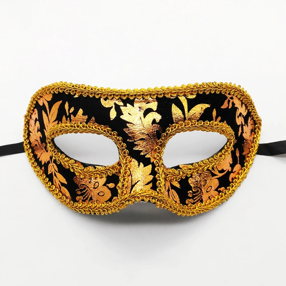 Men Mardi Gras Carnival Mask Venetian Masks Vintage Antique Jazz Masks Masquerade Cosplay Masks Unisex Half Face Party Masks