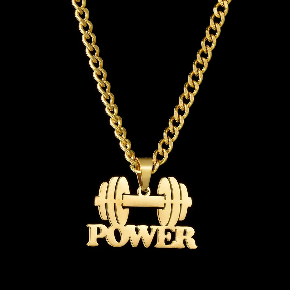 YOUSHANG Customized Football Name Necklace