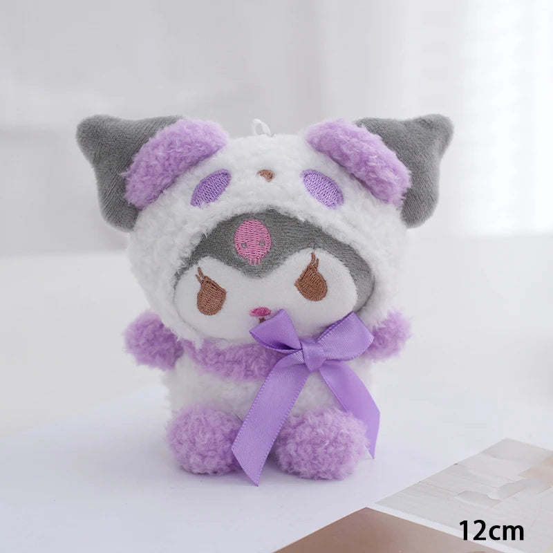 Christmas Gifts Sanrio Plush Flowers Bouquet Kuromi Plushie Soft Doll Animals Valentine's Day Birthday Wedding Party Gift