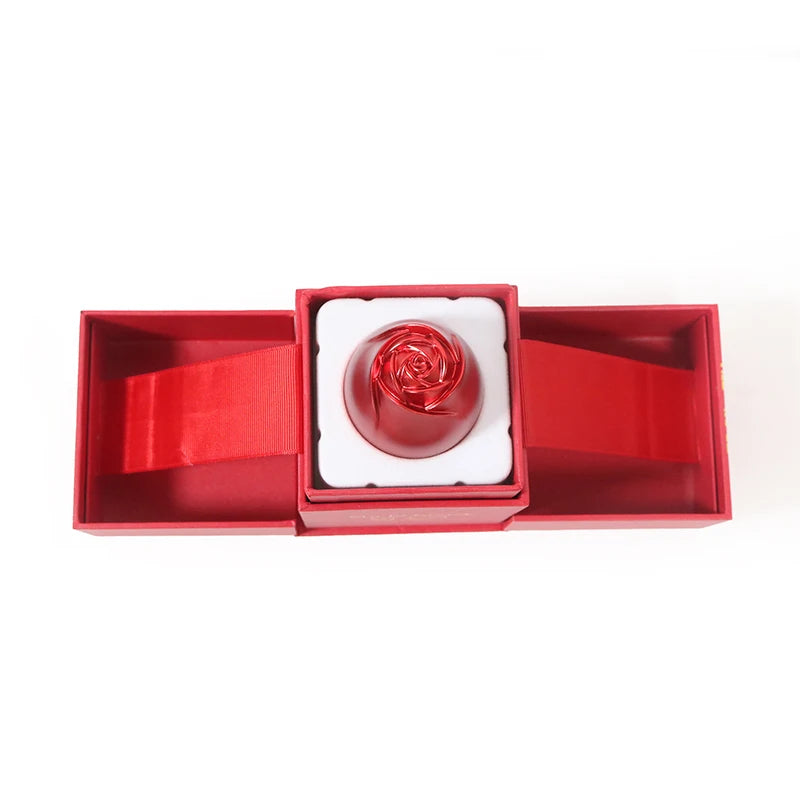 I Love You Necklace With Rose Gifts Box 100 Languages Projection Pendant Jewelry For Girlfriend 2023 New In Romantic Accessories