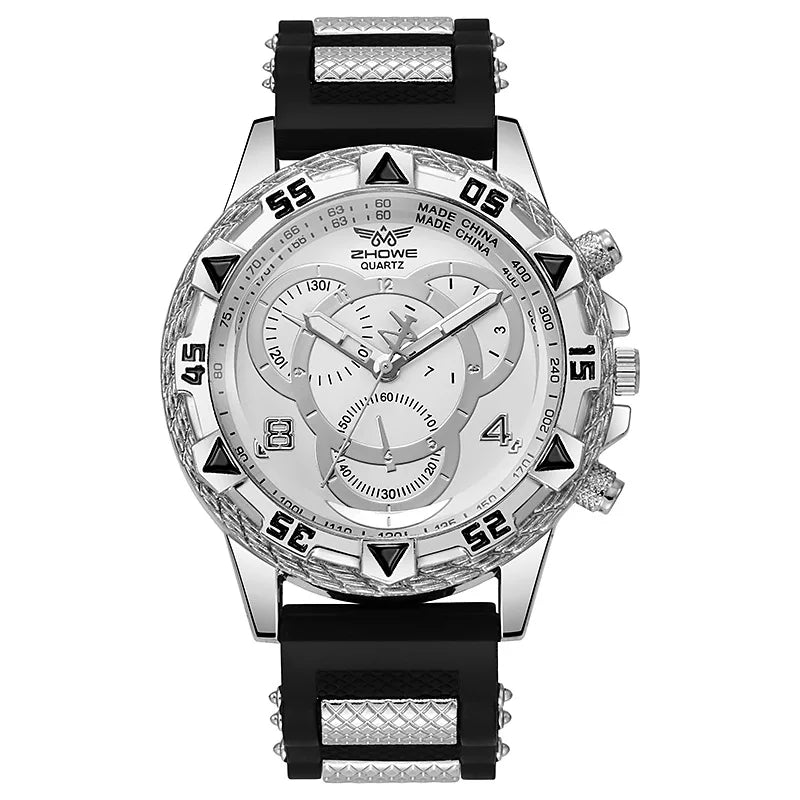 Men's Business Stainless Steel Quartz Watch – Stylish Gift for Boyfriend