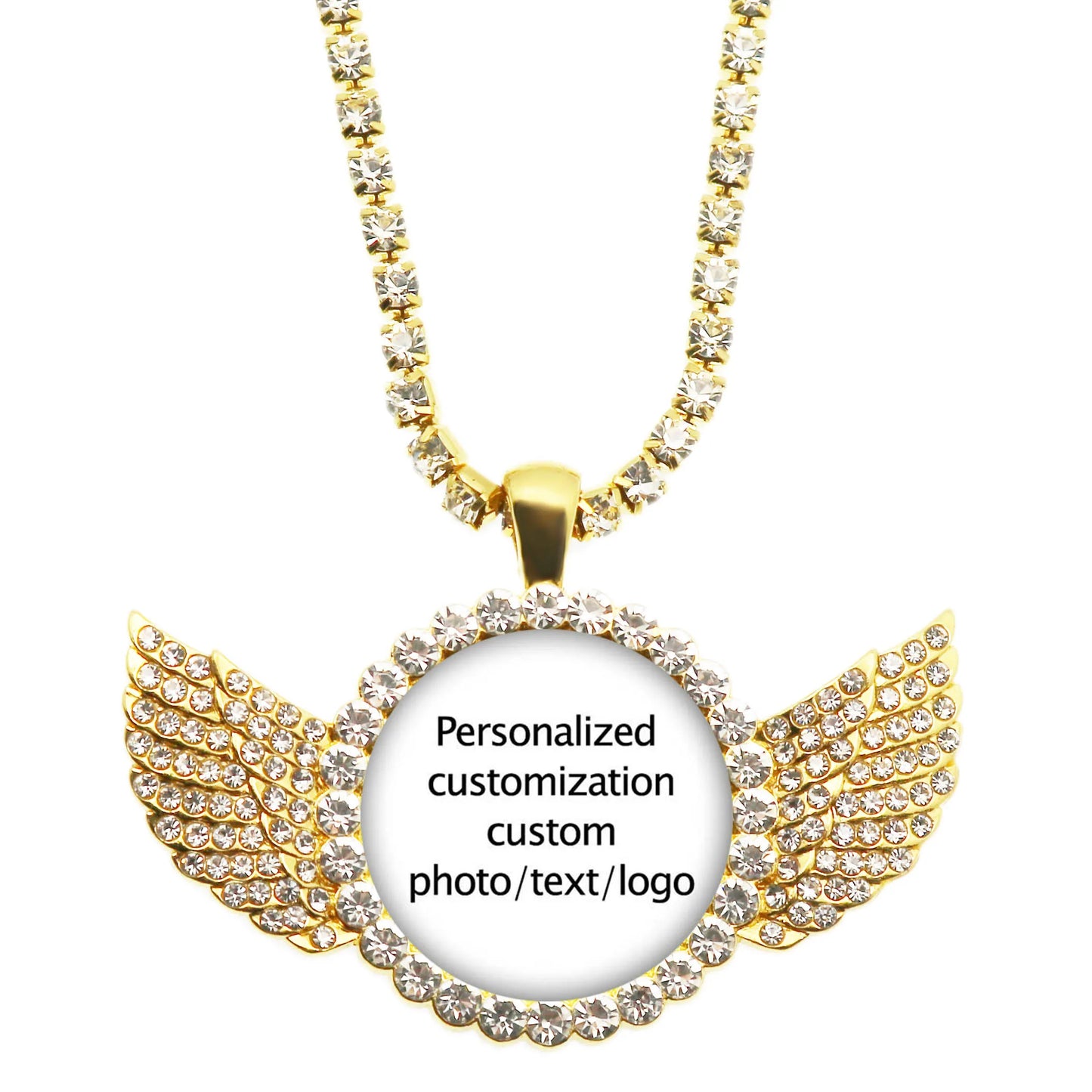 Custom Necklace Photo Text Logo Pictures Glass Cabochon Pendant Necklace Baby Mom Dad Family Anniversary Personalized Gift