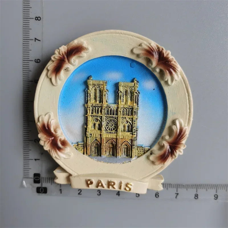Paris France Tourist Souvenir Fridge Magnets Eiffel Tower French Magnetic Stickers Annecy Decoration on The Fridge Travel Gifts
