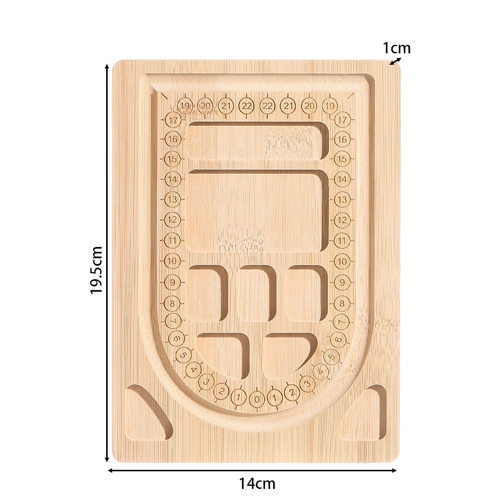 Eco-Friendly Bamboo Bead Board Perfect Tool for Jewelry Making and Beading Projects Bracelet Necklaces Design Beading Mats Trays