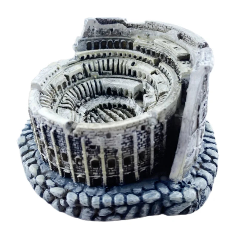 Rome Colosseum Italy Resin Handicraft Souvenirs Desktop Ornament Indoor Table Buildings Home Decoration Collection Gift