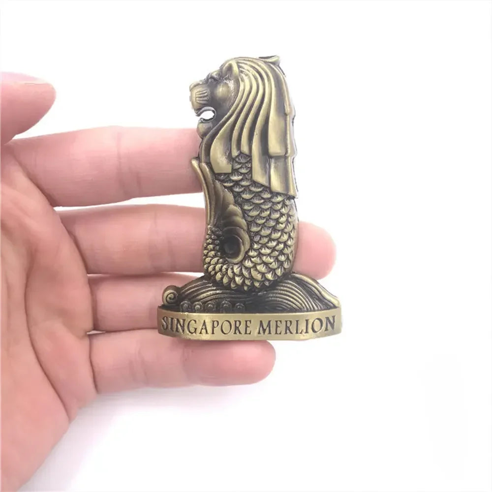 Home Decor Fridge Magnet Refrigerator Metal USA Alaska York Paris Italy London Post Office UK Dubai Belgium Israel Stereo