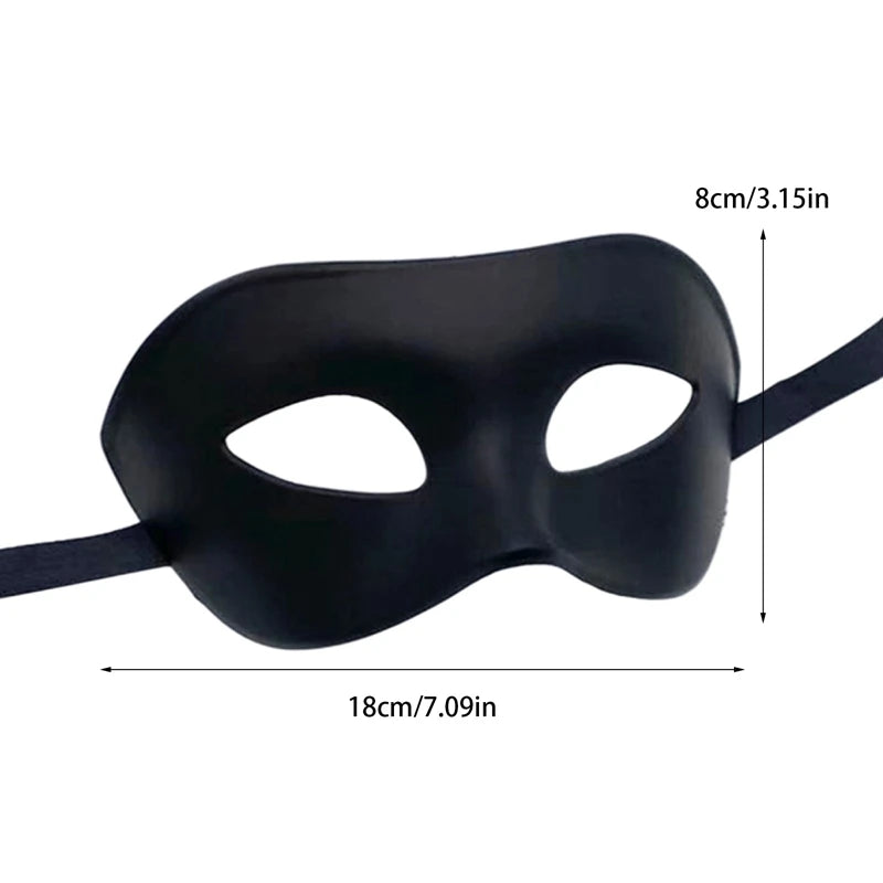 Men Women Masquerade Eye Mask Venetian Couple Cosplay Costume Props Halloween Carnival Prom Party Headdress Plastic Face Masks