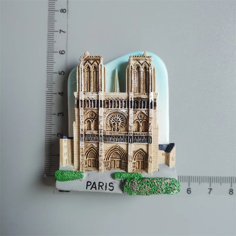 Paris France Tourist Souvenir Fridge Magnets Eiffel Tower French Magnetic Stickers Annecy Decoration on The Fridge Travel Gifts