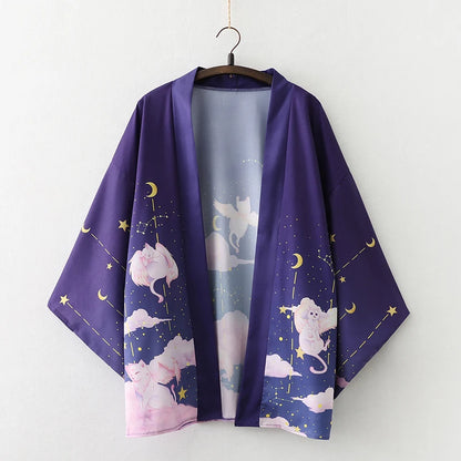 2023 New Summer Loose Red Black Japanese Samurai Streetwear Cardigan Women Men Harajuku Haori Kimono Cosplay Blouse Top Yukata