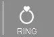 Vnox Trendy Wedding Bands Rings for Women / Men Love Gift Gold-color Stainless Steel CZ Promise Couple Jewelry