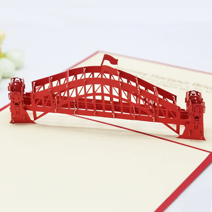 3D Pop Up Birthday Cards Laser Cut Invitations Cards World Architecture Business Card Boy Gifts Greeting Card Tourist Postcard