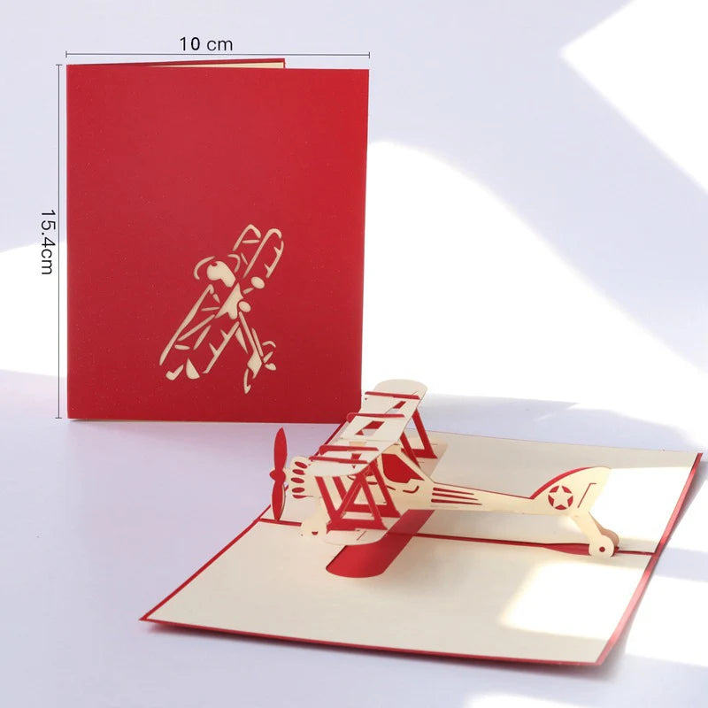 3D Pop Up Birthday Cards Laser Cut Invitations Cards World Architecture Business Card Boy Gifts Greeting Card Tourist Postcard
