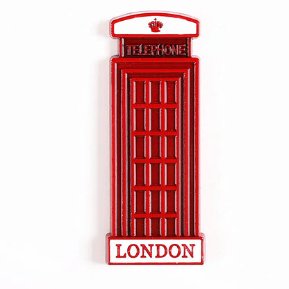 Fridge Magnet Decor Souvenir France United Kingdom Germany United States New York India Metal Magnetic Refrigerator Sticker