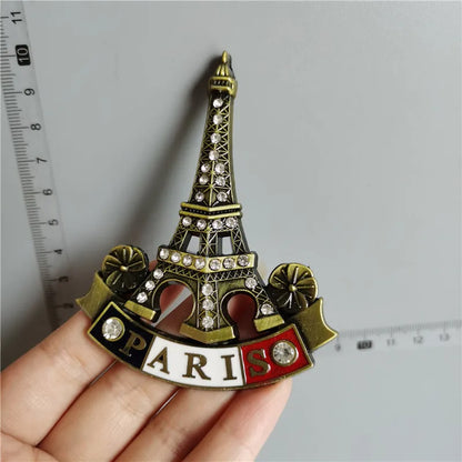 Paris France Tourist Souvenir Fridge Magnets Eiffel Tower French Magnetic Stickers Annecy Decoration on The Fridge Travel Gifts