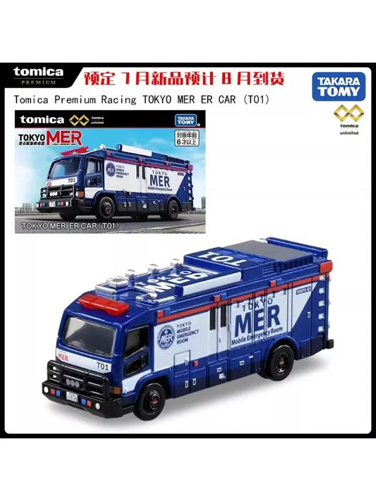 Takara Tomy Tomica Premium Unlimited Tokyo Mer Car (T01) Mini Car Toy Alloy Toys Motor Vehicle Diecast Metal Model for Children