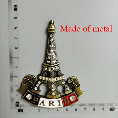 Paris France Tourist Souvenir Fridge Magnets Eiffel Tower French Magnetic Stickers Annecy Decoration on The Fridge Travel Gifts