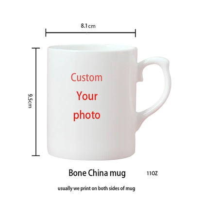 Personalized Your Photo Mug, Custom NAME Logo TEXT Cup,Customize Coffee Mugs, Tea Cups, Mothers day, Wedding Surprised Gift