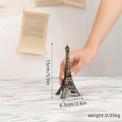 Paris Eiffel Tower Metal Crafts Home Decoration Accessories Figurine Statue Model Souvenir Home Interior Design Ornaments