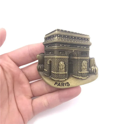 Home Decor Fridge Magnet Refrigerator Metal USA Alaska York Paris Italy London Post Office UK Dubai Belgium Israel Stereo