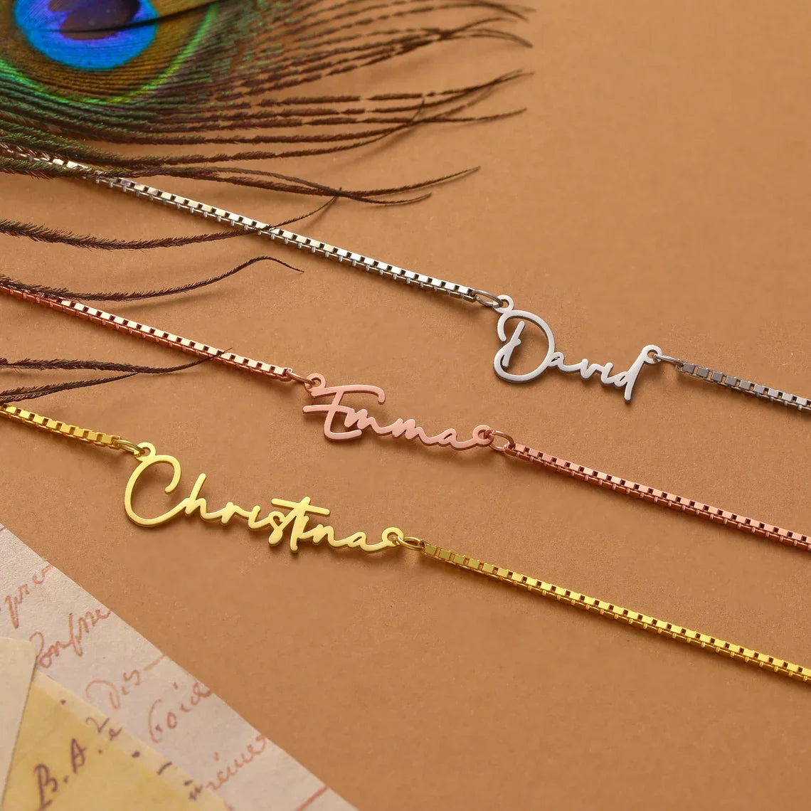 Custom Name Necklace for Women Personalised Cursive Letter Pendant Stainless Steel Jewelry Men Chain Choker Collar Personalizado