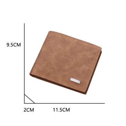 Personalized Men's Leather Wallet – Engraved Gift for Husband or Boyfriend
