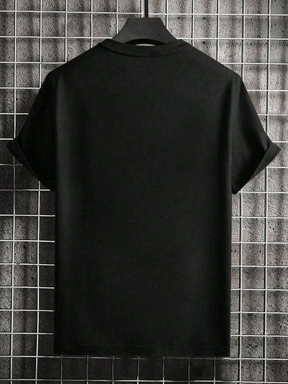 Paris Romantic City Letter Graphic Print Tees Men T-Shirt Summer Loose Clothing Loose Cotton Oversize Tshirt Street Soft Tops