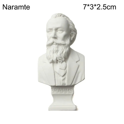 New Mini Figurine Plaster Statue Greek Mythology Celebrities Famous Sculpture Drawing Practice Gypsum Bust Portraits Home Decor
