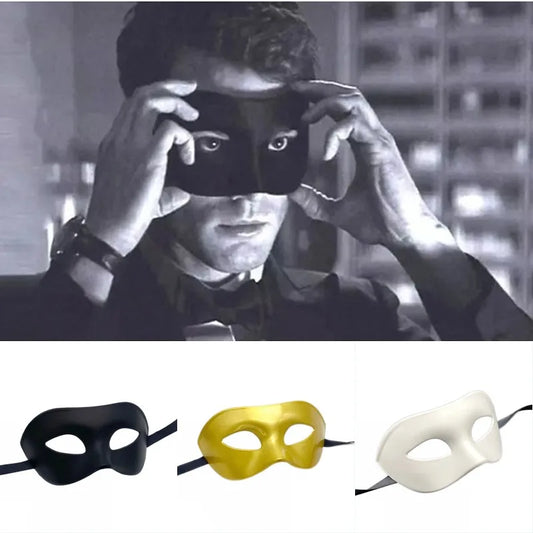 Men Women Masquerade Eye Mask Venetian Couple Cosplay Costume Props Halloween Carnival Prom Party Headdress Plastic Face Masks